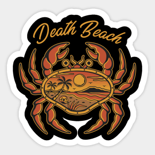 Death Beach T-Shirt Sticker